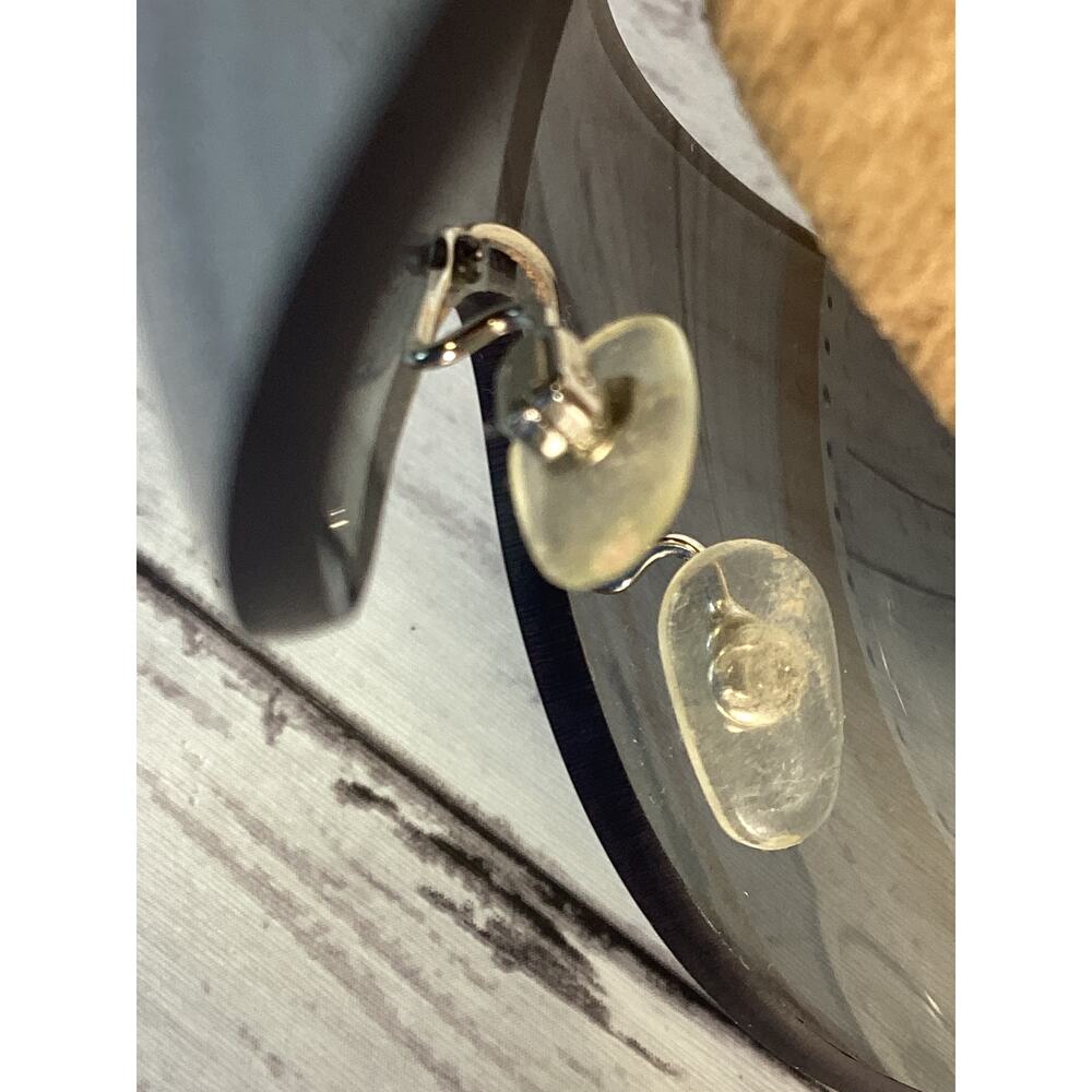 Authentic Chanel White Frame Shield Sunglasses W/… - image 3